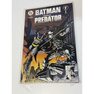 Batman versus Predator #1 Dark Horse 1991 Newsstand Dave Gibbons